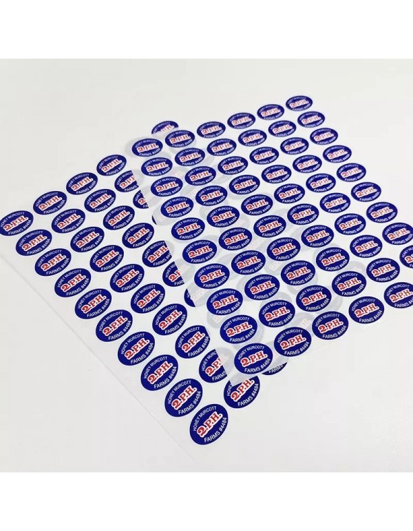 Oval Sheet Labels