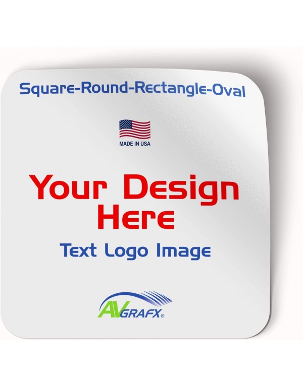 Rounded Corner Stickers